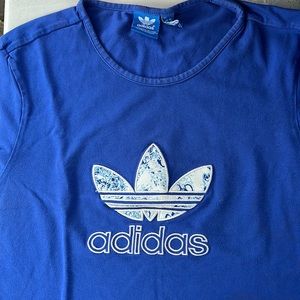 Blue Adidas shirt